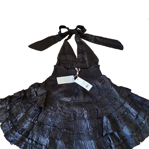NWT LoveShackFancy Quintelle Dress | Black | Size S | $595 Retail - Picture 3 of 11
